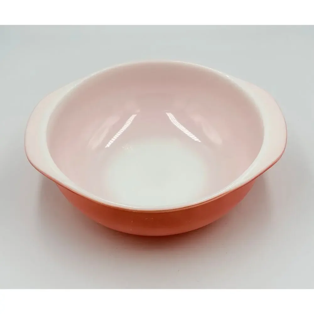 PYREX Flamingo Pink #024 Round 2QT Casserole Dish Mixing Bowl